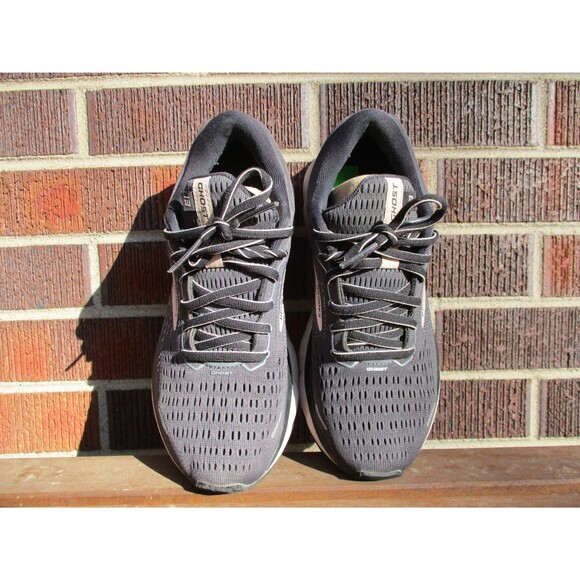 Brooks Womens Ghost 13 Gray Pink Running Athletic Shoes Sneakers Size 7.5 B - Picture 5 of 16
